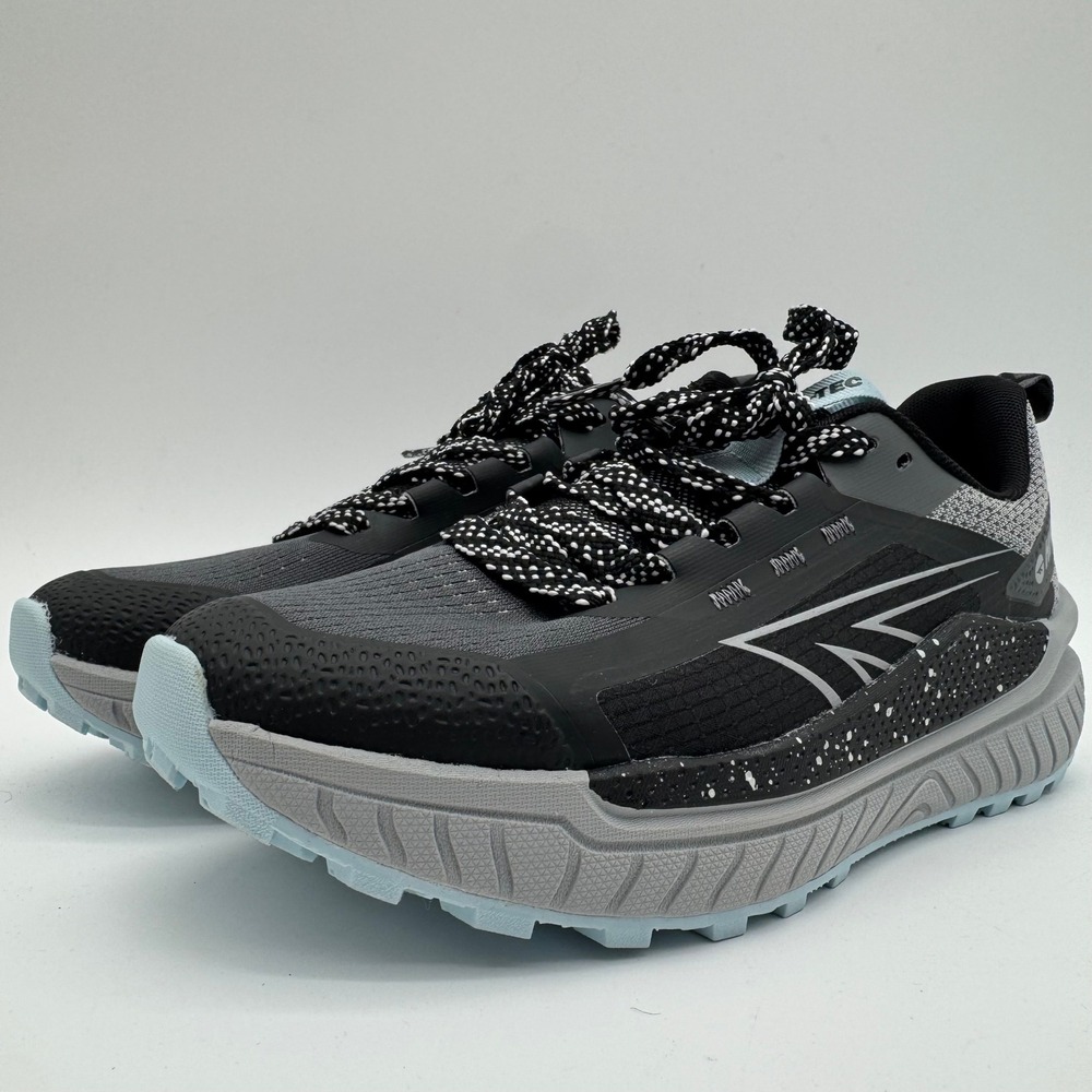 Hi-Tec Women's Size 7.5 Black Gray Trail Running Hiking Shoes